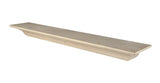 Pearl Mantels ARYB72418 Tasteful and Simple Wood Mantel Shelf, 72", Unfinished Pearl Mantels