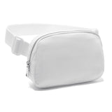 Belt Bag for Women Fanny Pack Crossbody Bags for Women Fashion Waist Packs with Adjustable Strap Gifts for Teenage Girls Women Men (White) Gitus