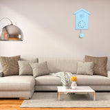 Coo Coo Clock, Bird Clock Sings on Hour Cuckoo Clock Modern Wall Clock with Sounds on Time Alarm Creative Pendulum Clock Hanging Gifts for Kids Grandfather Home Living Room Kitchen Office Decoration Tiiyee