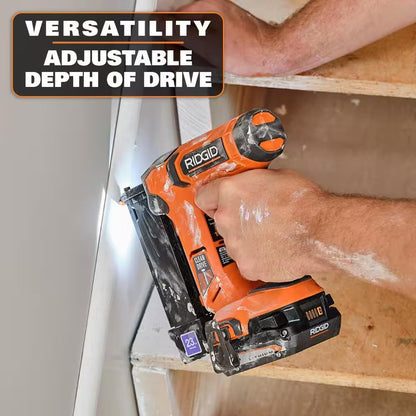 RIDGID 18V Cordless 23-Gauge 1-3/8 in. Headless Pin Nailer (Tool Only) R09898B - WoodArtSupply