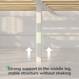 Novilla Full Size Bed Frame Without Headboard, Metal Platform Bed Frame, No Box Spring Needed, Heavy Duty, Wood Slat Support, Easy Assembly, White Novilla