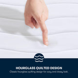 Serta Heated Mattress Pad King Size - Electric Mattress Pad, 10 Heat Setting Controller, Auto Shut Off Timer, Deep Elastic Pocket, Up to 17" Mattress, ETL Certified, Machine Wash, King, White Serta