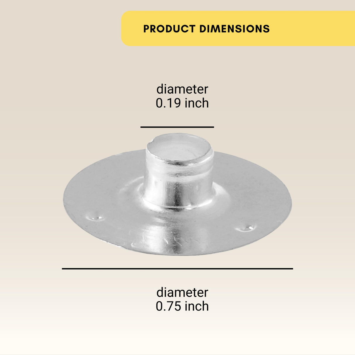 150pcs Metal Candle Wick Sustainer Tabs - Kare & Kind® retail packaging Kare & Kind