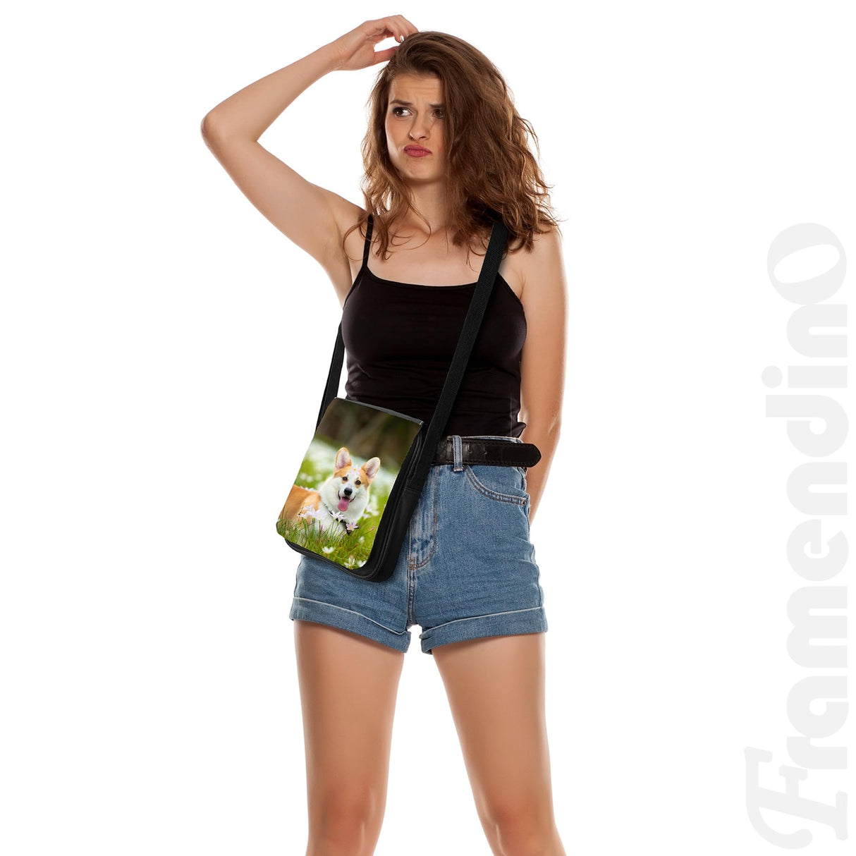 Framendino, 4 Pack Sublimation Bags Sublimation Shoulder Bag Cross Body Bag Blank DIY Sublimation Sport Bag for Birthday Gifts Travel Supplies Framendino