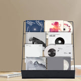 4-Tier Tabletop Book Display Rack, Magazine and CD Holder, 16.14 x 17.95 x 17.24 inches HBUYGF