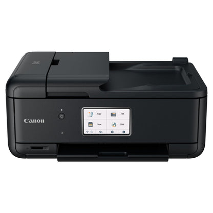 Canon TR8620 All-in-One Printer for Home Office | Copier |Scanner| Fax |Auto Document Feeder | Photo and Document Printing | Airprint (R) and Android Printing, Black