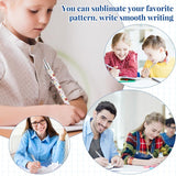 24 Pcs Sublimation Pens Blank Sublimation Coated Pen With Shrink Wrap Heat Transfer Pen Sublimation Ballpoint Pen,Aluminum Customized Clip Pen Personalized Pen For DIY Office School Stationery Supplie ZhouBoat