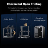 Creality Hyper ABS Filament for K1/K1 Max/K1C, Official 3D Printer Filament ABS 1.75mm for High-Speed Printing Convenient Open Printing ABS Filament, 1kg(2.2lbs) Spool Fit Most 3D Printer(Black) Creality