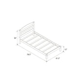 DHP Asia DA7428-BK Bed, Twin, Black DHP