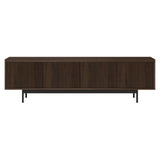 Henn&Hart Rectangular TV Stand for TV's up to 75" in Warm Brown, for Home, Living Room, Bedroom, Entertainment Room, Office Henn&Hart