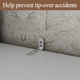 WOODTIME Large Wall Unit Entertainment Center with Bookshelves, Modern 4-Piece TV Stand with Bridge Cabinet & 19 Shelves, Media Console Table with Glass Doors for Living Room & Home Theater, White WOODTIME