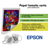 Epson Dye Sublimation 8.5" x 11" 100 Sheets Multi-Use Transfer Paper (S450361) Epson
