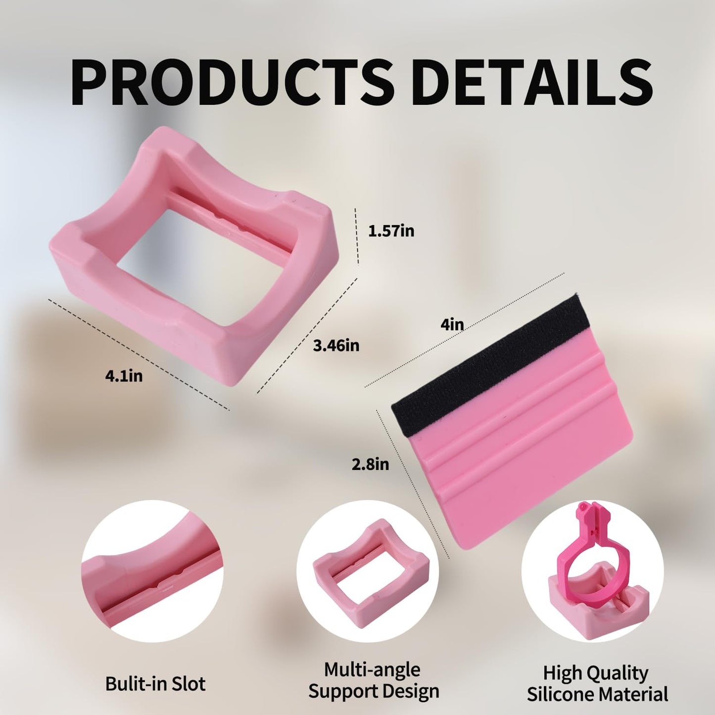 Generic Sublimation Blanks Tumbler Clamp Tool Pink Kits for 20 Oz Sublimation Blanks, Heat Resistant Gloves, Heat Tape Sublimation, Heat Tape Dispenser Sublimation Kit, Tumbler Clamp Clamp Blue&Pink.