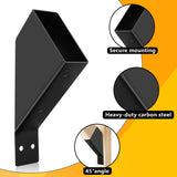 Pergola Brackets，8Pcs 45-Degree Angle Support Bracket， Pergola Bracket and 64-Piece Screws Fit for 2''x4'' Wood Posts, pergola kit Can Be Used for Gazebos Garages Patios Tree Houses Kartols