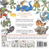 The Ultimate Colouring Book for Boys & Girls - Dragons Dinos Robots Ninjas: Fantasy for Children Ages 4 5 6 7 8 9 10 - big, squared format - over 100 pages (The Ultimate Books Series) WoodArtSupply