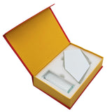 Ismosm Sublimation Crystal Blanks, Two Pack Glass Plaque Blanks for Sublimation Award Plaque, Picture Frame, Sublimation Gifts, Crystal Tabletop Decor, DIY Sublimation Blanks with Improved Gift Box Ismosm