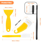 Asbrot 7Pcs UV Resin 3D Printer Must-Have Tool, Silicone Spatula, Scraper, Brush for Resin Transfer Cleaning and Protect Release FEP Film Vat Tank, 3D Printer Accessories Asbrot