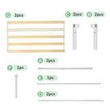 Novilla Full Size Bed Frame Without Headboard, Metal Platform Bed Frame, No Box Spring Needed, Heavy Duty, Wood Slat Support, Easy Assembly, White Novilla