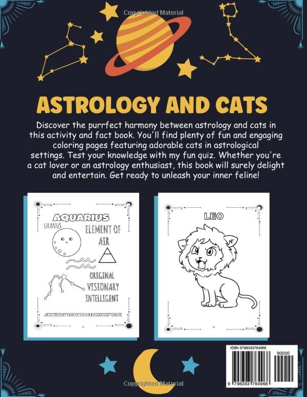 Astrology and Cats: Activity Book Majosta