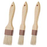 3 Pcs Pastry Brush, Natural Bristle Basting Brush, Cooking Brush, Food Brush, Butter Brush, Baster Brush, BBQ Brushes for Sauce, Kitchen Baking Brushes for Oil, Grilling, Marinade yeestone