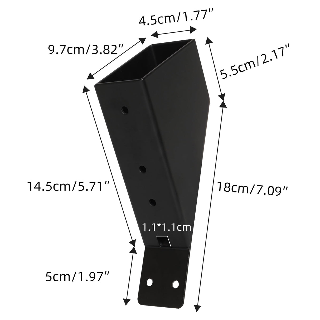 8 PCS 45-Degree Angle Pergola Bracket, Angle Support Bracket Pergola Brace, for 2''x4'' Lumber, Heavy Duty Connector Brace with Drainage Holes, for Gazebo Patios Pergolas Yards Sheds Riyhch