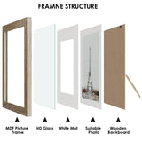 Povrgive 10 Pack Picture Frames Collage Wall Decor - Gallery Wall Frame Set with Mat for Wall Mounting or Tabletop Display, Including Two 8x10, Four 5x7, Four 4x6 Photo Frames, Real Glass Povrgive