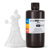 ELEGOO ABS-Like 3.0+ 3D Printer Resin White 1000g, High Heat-Resistance 3D Printing Resin, Lower Viscosity and Shrinkage, 405nm LCD UV-Curing for MSLA/LCD/DLP 3D Printer ELEGOO