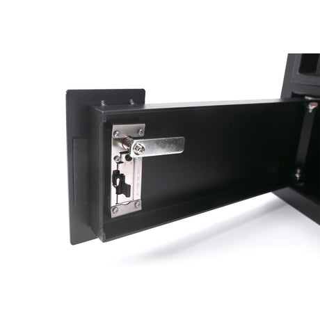WEILEITE Center Console Gun Safe Pistol Vault Combination Combo Key Lock Handgun Box with 4-Digit Compatible with Toyota Tundra 2014-2021 Replaces 00016-34174 WEILEITE