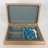 Engraved First Communion Valet Box, Personalized First Holy Communion Gifts for Boys & Girls, Wooden Box for Rosary Beads GiftsForYouNow
