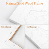 Ginkko Paint by Numbers Kit for Adults Beginner & Kids Ages 8-12 with Wooden Frame Easy Acrylic on Canvas 12x16 inch with Paints and Brushes, Mountain Sunset(Include Framed) Ginkko