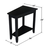 IC International Concepts International Concepts Keystone Accent Table, Black IC International Concepts