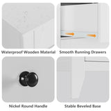 IDEALHOUSE 5 Chest of Drawer Dresser, Modern White Storage Organizer with Drawers for Bedroom, Living Room, Entryway, 42.5'' Tall IDEALHOUSE