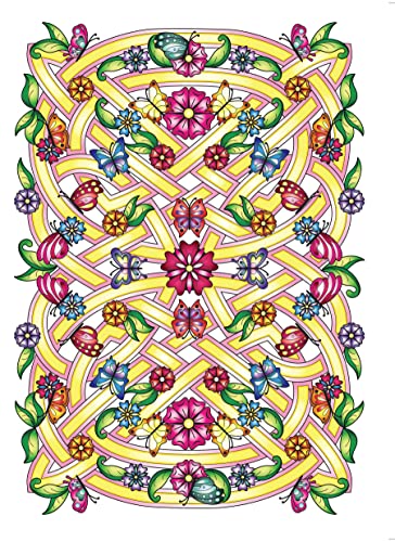 Creative Haven Celtic Nature Designs Coloring Book (Adult Coloring Books: World & Travel) Dover Publications