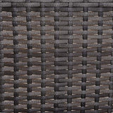 Outsunny 2 Person Wicker Hanging Swing Bench, Front Porch Swing Outdoor Chair with Cushions 550 lbs. Weight Capacity for Backyard, Garden, Grey Outsunny