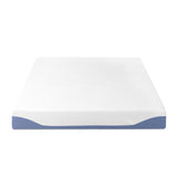 Mellow 8 Inch Cooling Gel-Infused Memory Foam Bed Mattress, Medium Firm Sleep and Breathable Fabric Cover, Full, Mattress in A Box, Blue Mellow