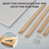 Tucocoo Seaside Beach Paint by Numbers Kits 16x20 inch Canvas DIY Oil Painting for Kids, Students, Adults Beginner with Brushes and Acrylic Pigment Beach Scenery Landscape Decor Photo Gift(DIY Frame) Tucocoo