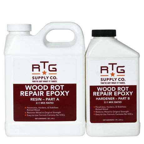 RTG Supply Co - Wood Rot Repair Epoxy (Quart) RTG Supply Co.