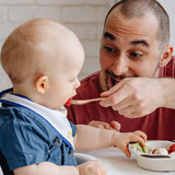 YFWOOD 4-Pieces Natural Wooden Children's Safe Flatware, 2 x Child Forks, 2 x Children Spoons, Kids Utensils Set Hand polishing Anti-slip Portable and ultra light YFWOOD