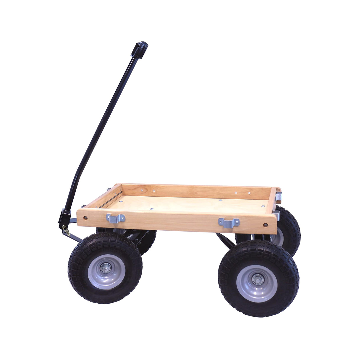 Berlin Big-Foot Kid's Wagon by AmishToyBox.com - Perfect Wagon for Children and Toddlers - Amish Made in Ohio, USA - 10" No-Flat Tires (Red) AmishToyBox.com