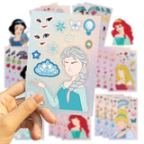 Princess Stickers for Kids - 24 Sheets Make Your Own Princess, Girls Make a Face Stickers, Classroom Rewards, Art Craft Party Supplies Dovipta