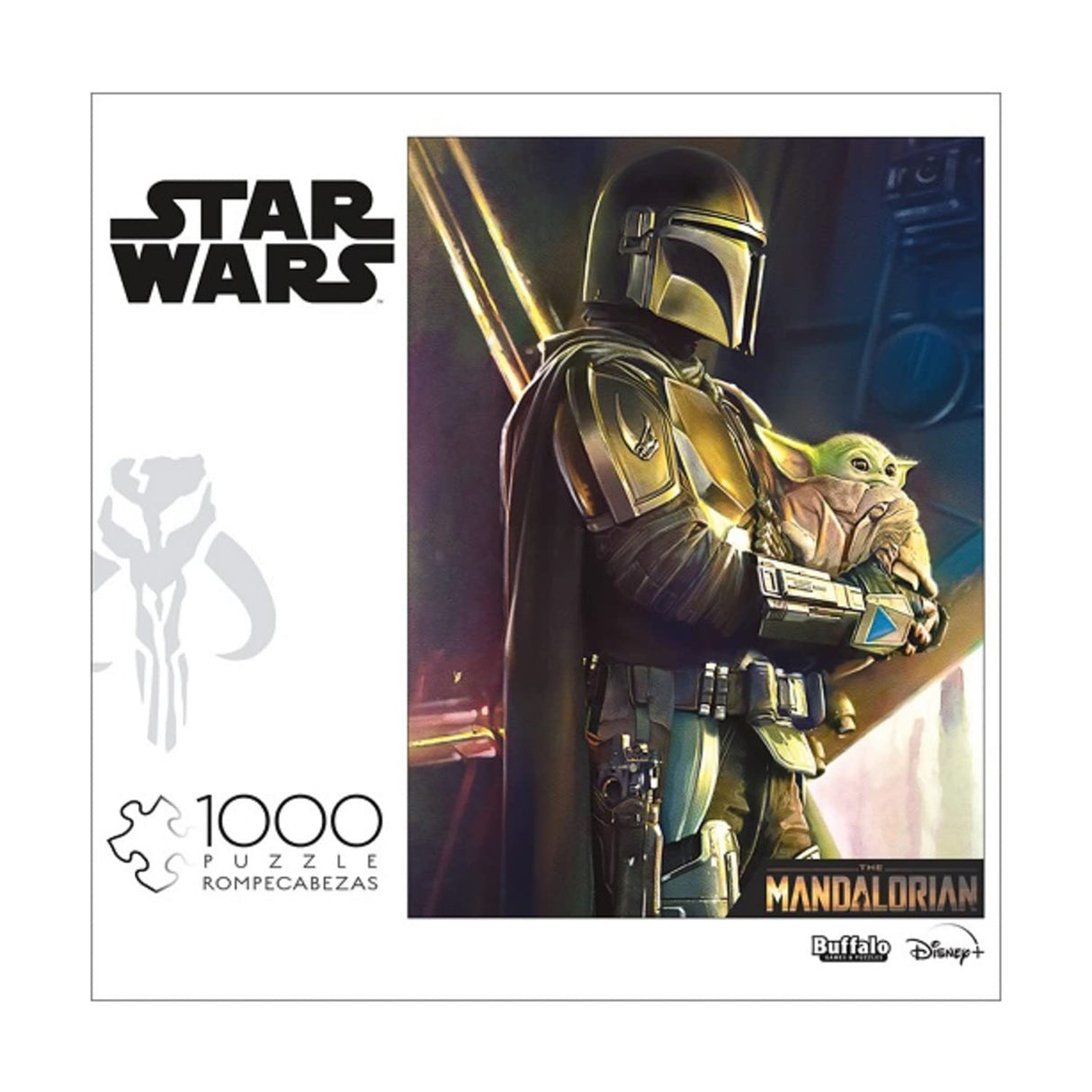 Buffalo Games - Star Wars: The Mandalorian - “Wherever I Go, He Goes” - 1000 Piece Jigsaw Puzzle Buffalo Games