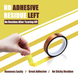 MEBMIK Heat Tape for Sublimation Transfer, Heat Resistant, Adhesive Transfer Tape, Thermal, No Residue, 12 Rolls 20mm x33m(108ft) MEBMIK