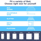 6V-Sermmoo 12 Inch California King Memory Foam Mattress for Back Pain, Cooling Gel Mattress Bed in a Box, Medium Firm,Pressure Relief,Motion Isolation, Edge Support,CertiPUR-US,72"*84"*12" 6V-Sermmoo