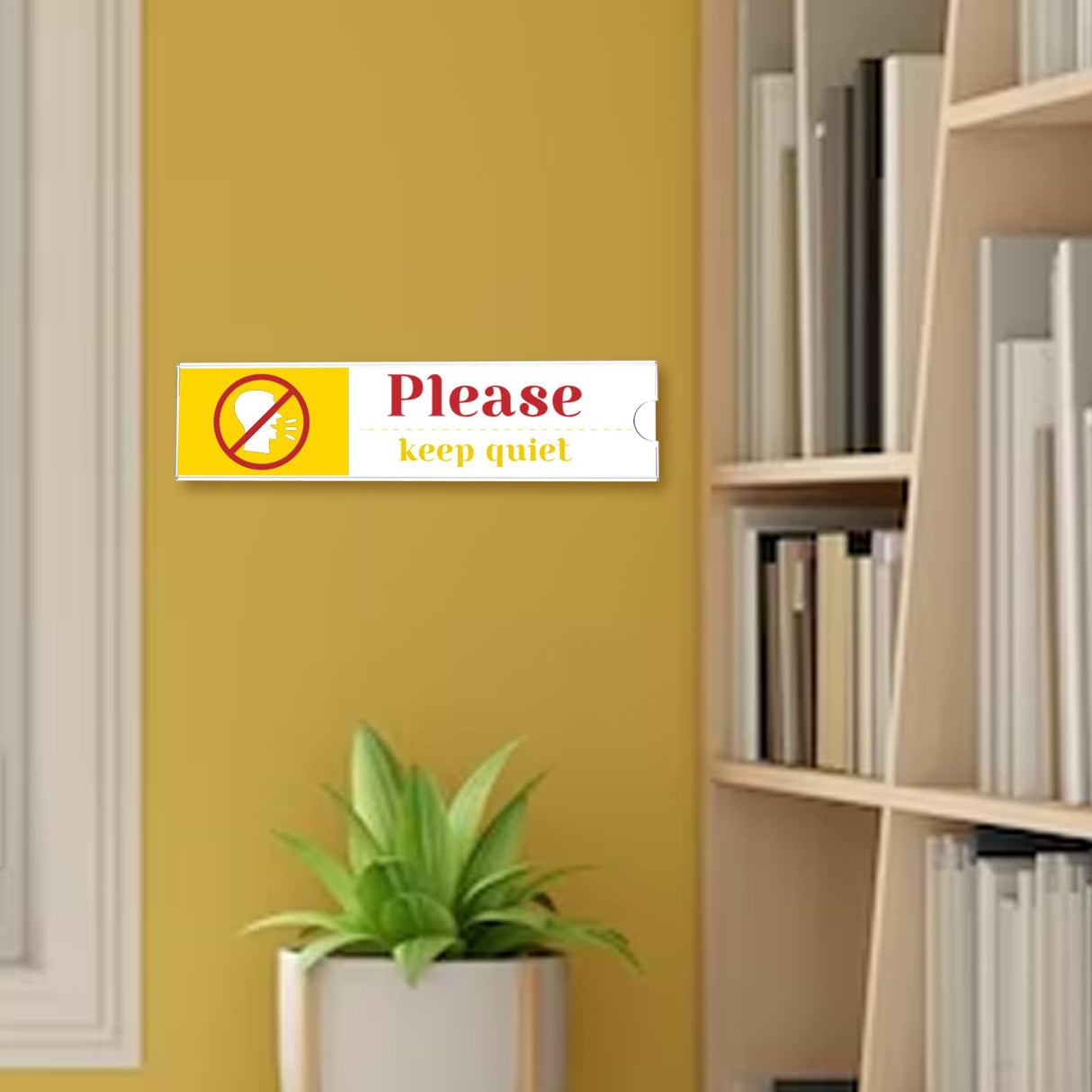 TONICE® 12 Pack 8x2 Wall Nameplate Holders, Acrylic Nameplate Holders, Wall Mount Transparent Nameplate Holders, Office Name Holders. TONICE