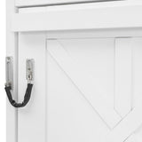 Merax Queen Size Murphy Bed with Ample Storage Shelves, Horizontal Murphy Wall Bed with Diamond Stripes, No Box Spring Needed, White Merax