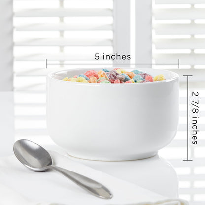 Personalization Universe I Cerealsly Love You 14oz Kids Cereal Bowl - Customizable, Dishwasher and Microwave Safe, Chip-Resistant Stoneware Bowl Perfect for Cereal, Soup, Snacks and More