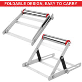 2pcs Adjustable Cutting Machine Support Frame, Foldable Height Adjustable Cutting Machine Table Saw Stand, Height Adjustable Range 2.17-5.31 Inch PEUTIER