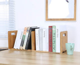 Salafey Expandable Bamboo Desktop Bookshelf - Versatile Organiser for Home and Office Salafey