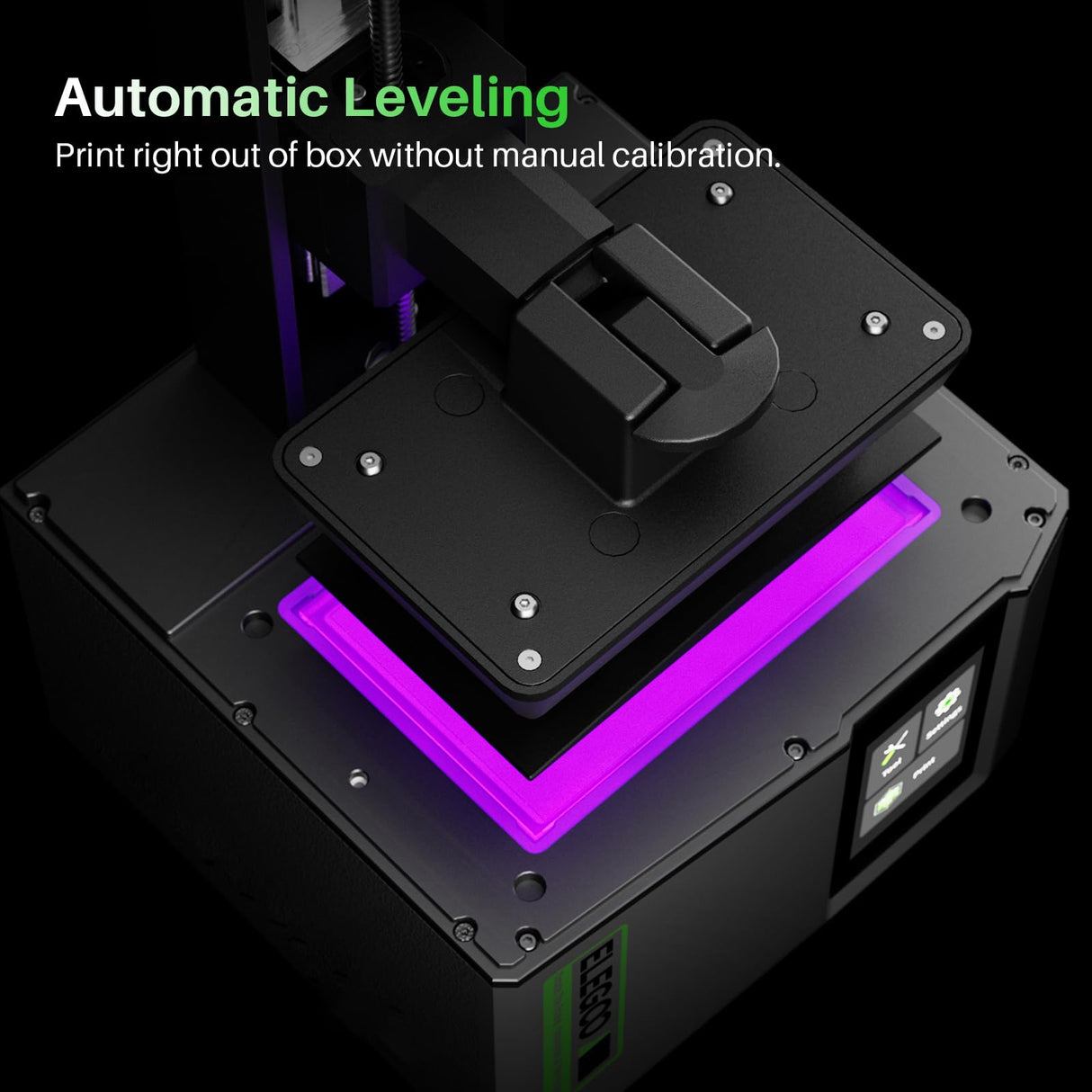 ELEGOO Mars 5 Resin 3D Printer, 4K 6.6" Mono LCD, Overheat Protection, Smart Mechanical Sensor, Auto-Leveling, Printing Size of 5.91 x 5.65 x 3.53 inch ELEGOO