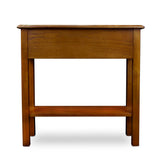 Leick Home One Drawer Wave Hall Console Table with Shelf, Medium Oak, 28" W Leick Home